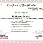 sertifikat lg klime cac,vrf