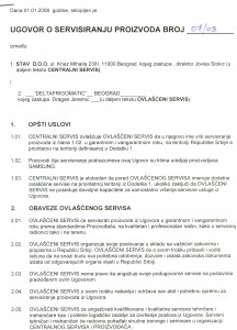 Sertifikati i ugovori